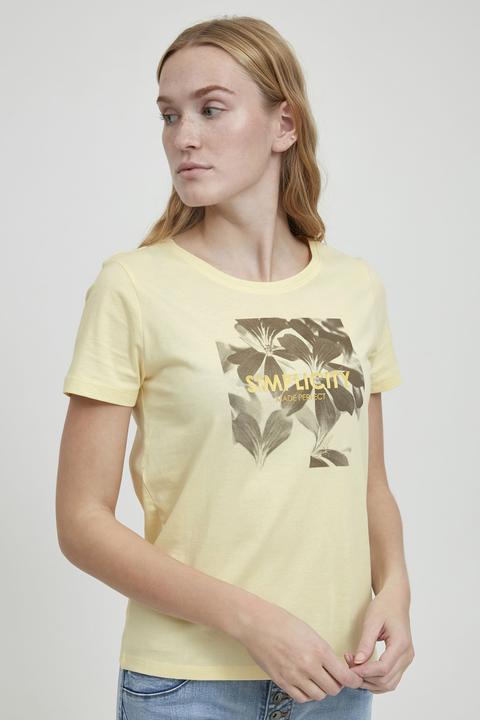 Actual product image B.young BYSANLA LEAF TSHIRT 20811085 (XXL)