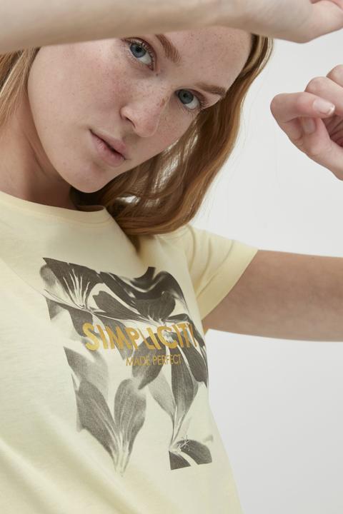 Actual product image B.young BYSANLA LEAF TSHIRT 20811085 (XXL)