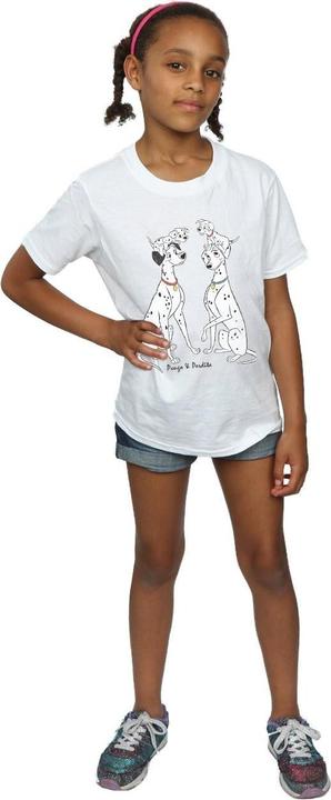 Immagine prodotto 101 Dalmatians Pongo And Perdita Maglietta Ragazze (116)