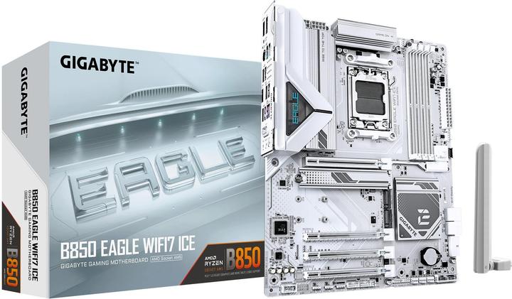 Produktbild Gigabyte B850 EAGLE WIFI7 ICE (AM5, AMD B850, ATX)