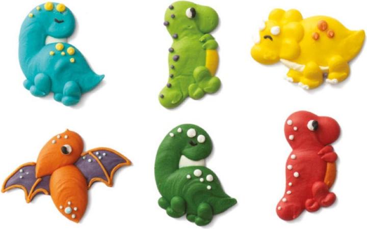 Image du produit Decora Décor en sucre Dinosaure (6 x)