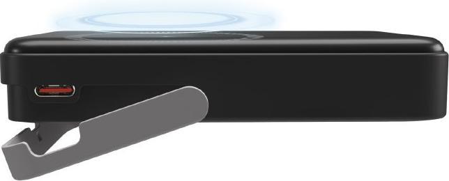 SBS Powerbank mit 10.000 mAh, kabelloses Laden und integriertem Standfuss (10000 mAh, 20 W, 37 Wh)