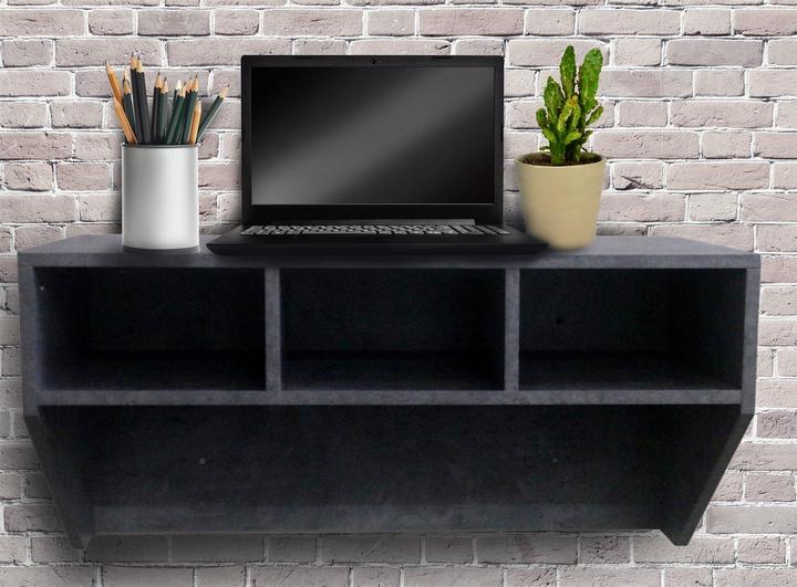 Produktbild HTI-Living Wandschreibtisch Thekla Beton (80 x 40 x 40 cm)
