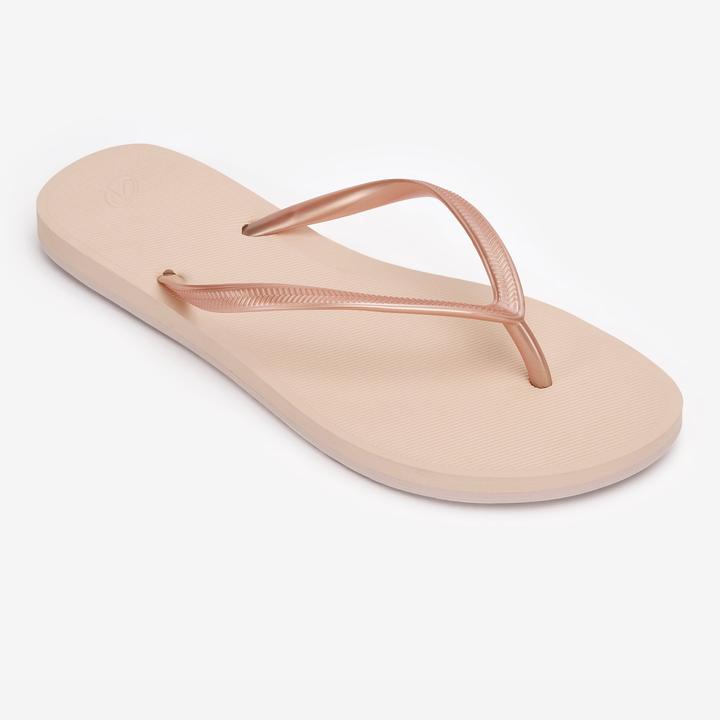 Produktbild Olaian Women’s flip-flops - 500 Gold peach beige orange (37)