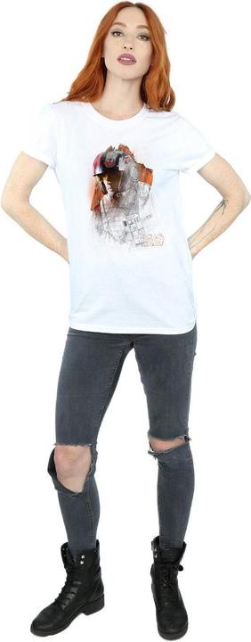 Image du produit Star Wars - T-shirt THE LAST JEDI POE DAMERON BRUSHED - Femme (3XL)