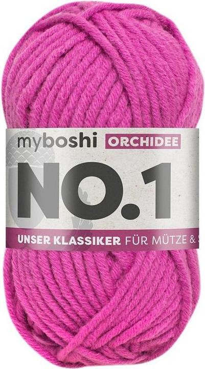 Myboshi Wool no.1 col.167 orchid 50 g, 55 m, 70 % PAN, 30 % WO (55 m)