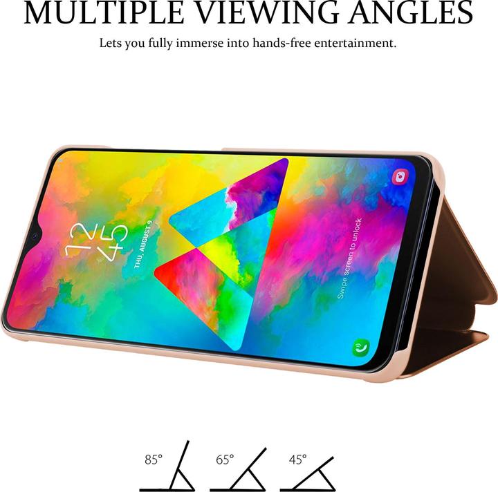 Produktbild Cadorabo Book Smart View Spiegel Cover (Samsung Galaxy M20)