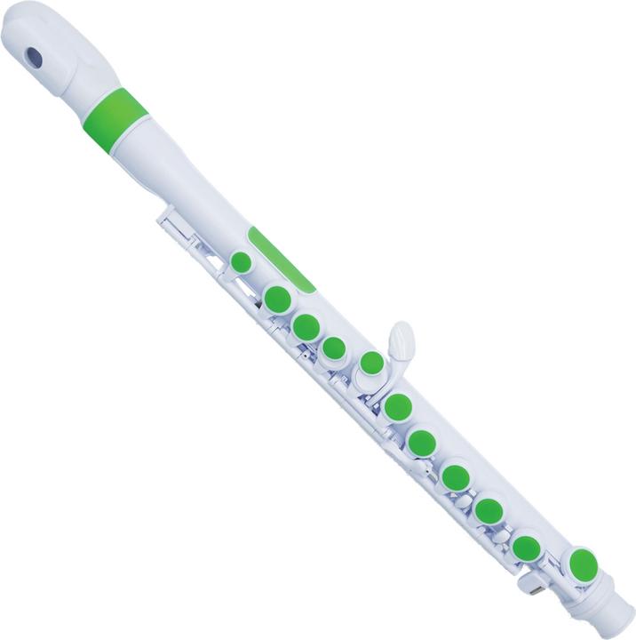 Produktbild Nuvo N220JF jFlute2.0 "Donut" Kinder Querflöte in C, Weiss-Grün (Querflöte)
