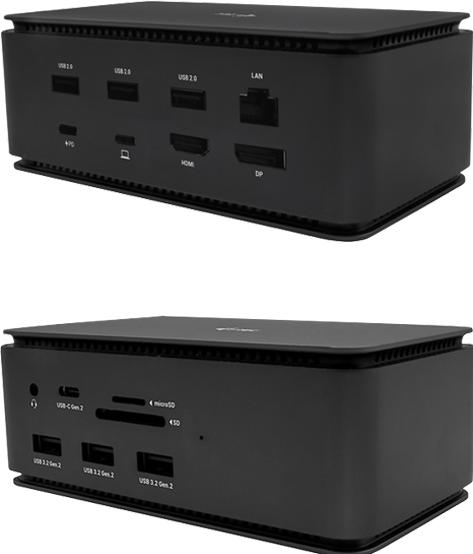 Actual product image i-tec Usb4dual4kdockpd (USB-C, 9 Ports)
