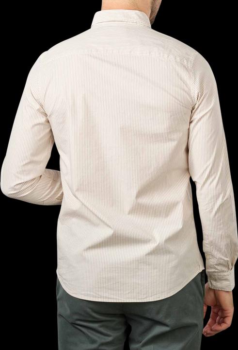 Actual product image Scotch & Soda Essential Stripe Shirt Longsleeve Off White (M)