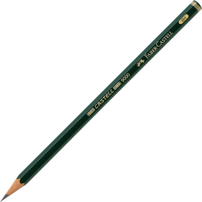 Produktbild Faber-Castell Bleistift CASTELL 9000 6H (6H, 1 x)