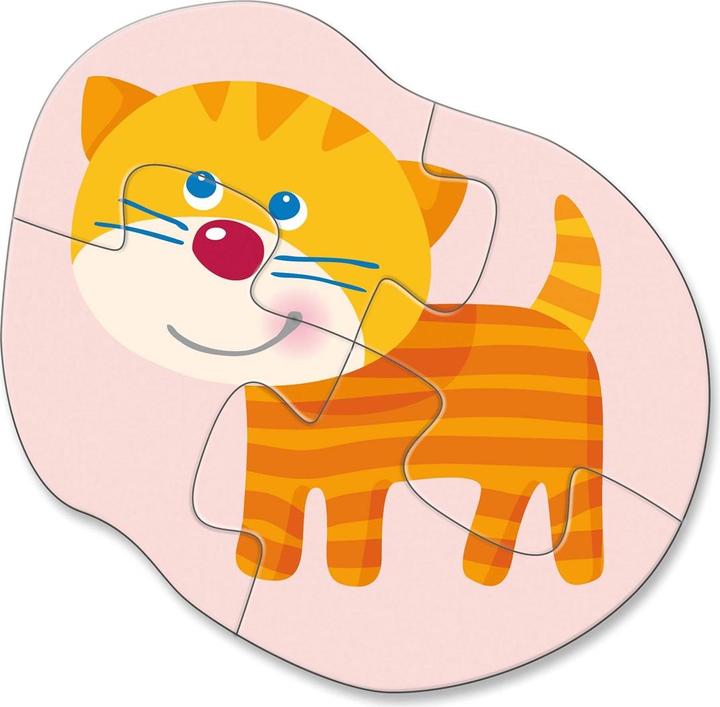 Immagine prodotto Haba 4 primi puzzle - bambini animali (4 pezzi)