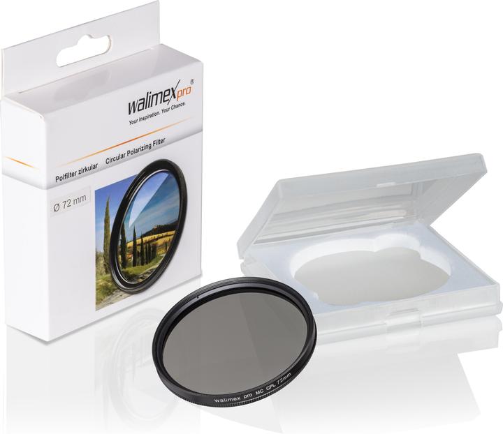Image du produit Walimex Filtre polarisant circulaire MC (72 mm, Filtre polarisant)