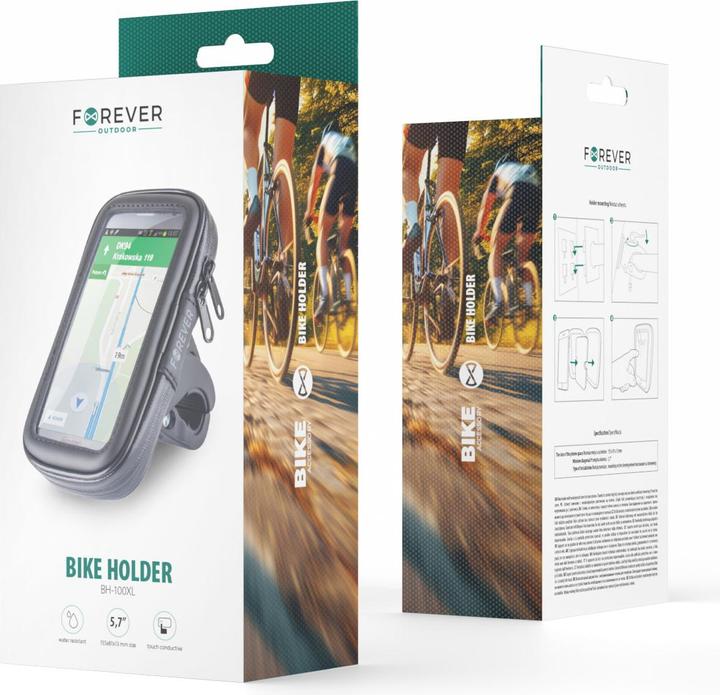 Actual product image Forever Holder 2-wheel waterproof smartphone