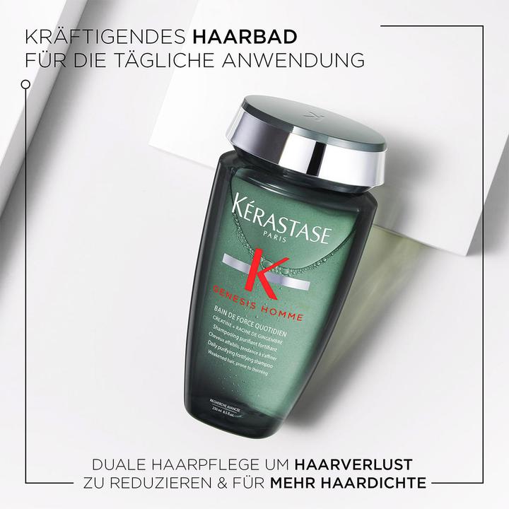 Actual product image Kérastase Genesis Homme Bain Force (250 ml, Liquid shampoo)