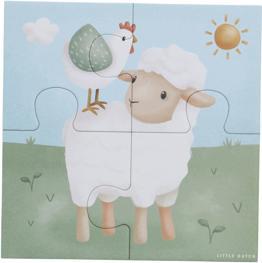 Produktbild Little Dutch 4 in 1 Puzzle-Set Little Farm (4 Teile)