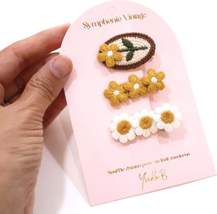 Actual product image Yuko.B Haarspange 3er Pack Vintage (3 pcs.)