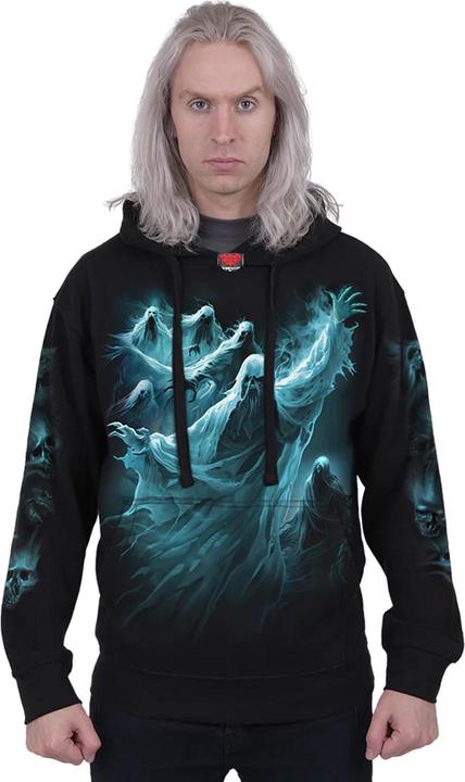 Immagine prodotto Spiral Felpa con Cappuccio Teschio Fantasma Adulto Unisex (L)