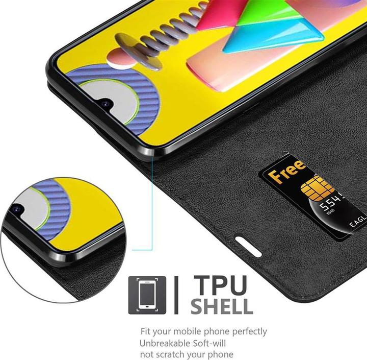 Actual product image Cadorabo Book Invisible Magnet Cover (Samsung Galaxy M31)