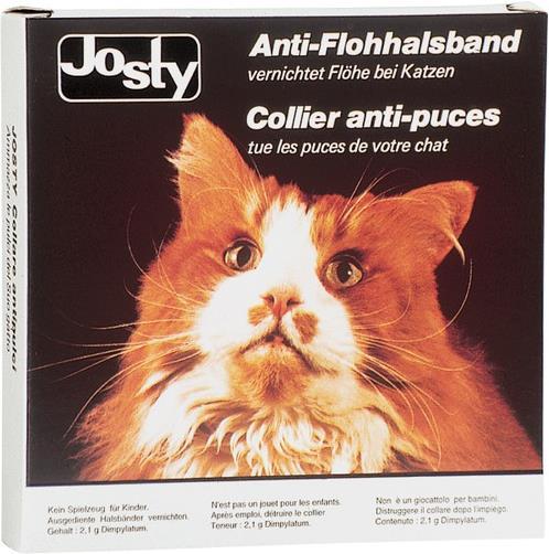 Josty Flea collar for cat black