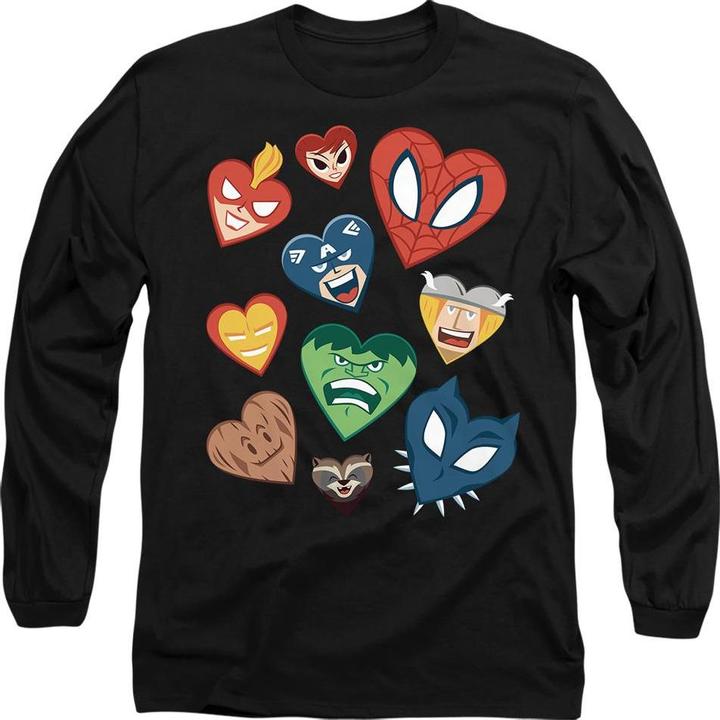 Immagine prodotto Marvel Maglietta San Valentino Cuori Adulto Unisex (L)