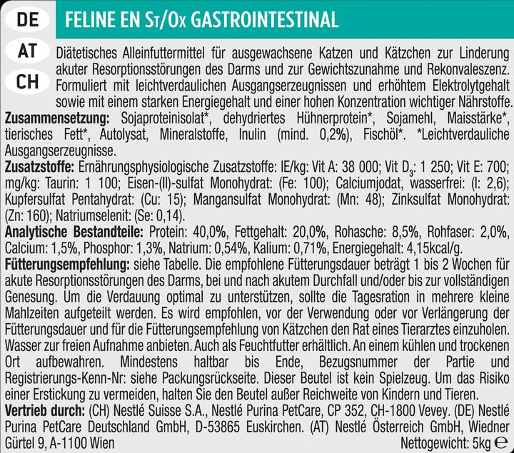 Actual product image Purina Ppvd Feline En Gastrointestinal 5kg (Adult, 1 pcs., 5000 g)