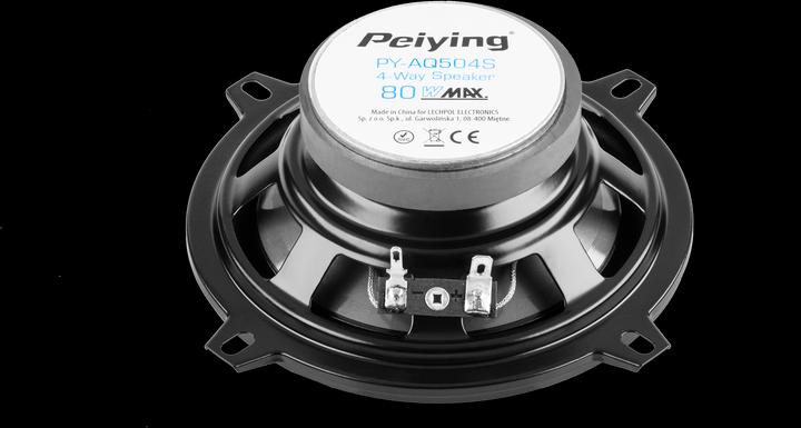 Actual product image Peiying PYAQ504S car speaker
