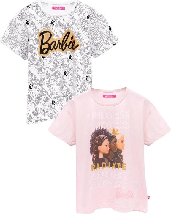 Barbie Kindness Stronger Together Unity And Love TShirt Mädchen (2erPack) (140)
