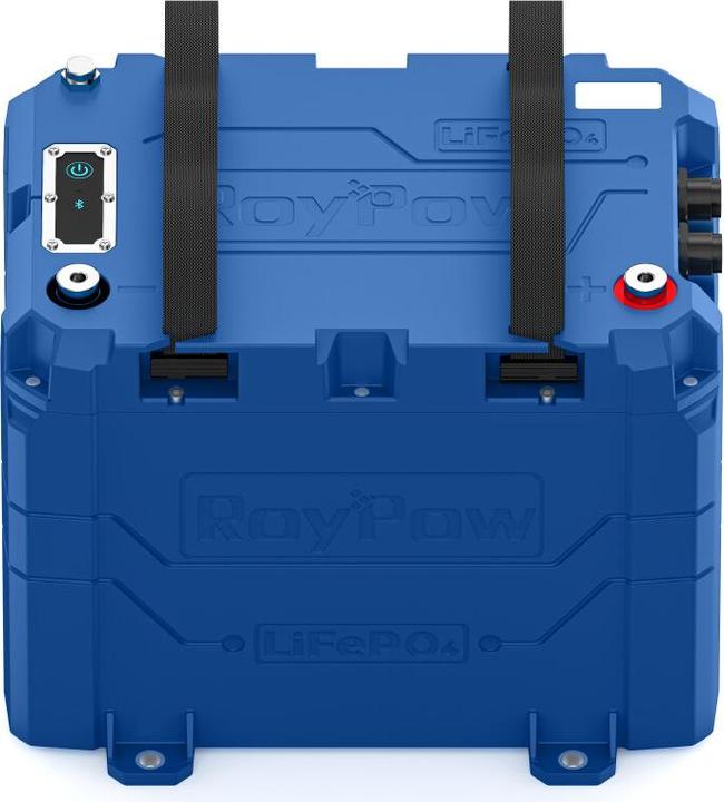 Produktbild RoyPow LifePO4 Batterie inkl. Ladegerät (24 V, 100 Ah)