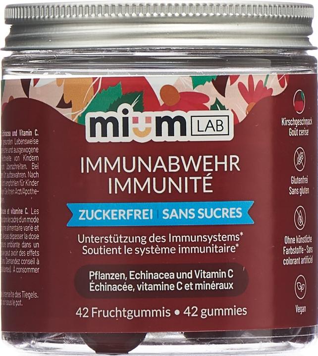 Image du produit Mium Lab Vitamingummis Immunabwehr (42 pièce(s), Gummies, 137 g)