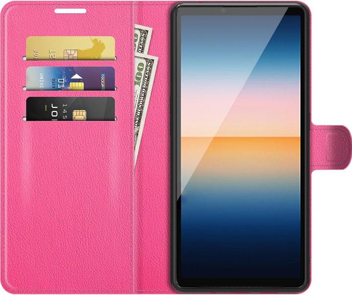Produktbild Cover-Discount Xperia 10 III - Leder Etui Hülle pink (Sony Xperia 10 III)