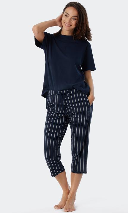 Image du produit Schiesser Mix & Relax Organic Cotton Pyjama Pantalon 3/4 long (38)