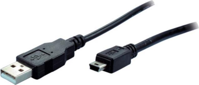Immagine prodotto Shiverpeaks Cavo USB Micro da USB-A-ST a USB-B Mini 5pin 2.0 in rame 1,0m (1 m, USB 2.0)