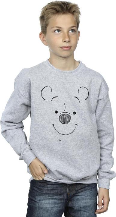 Actual product image Disney Boys Winnie The Pooh Winnie The Pooh Face Sweatshirt (140, 146)