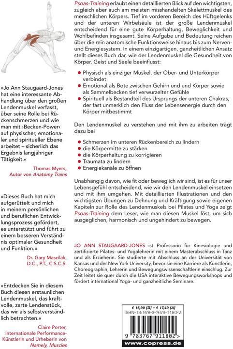 Produktbild Psoas-Training (Deutsch, Jo Ann Staugaard-Jones, 2014)