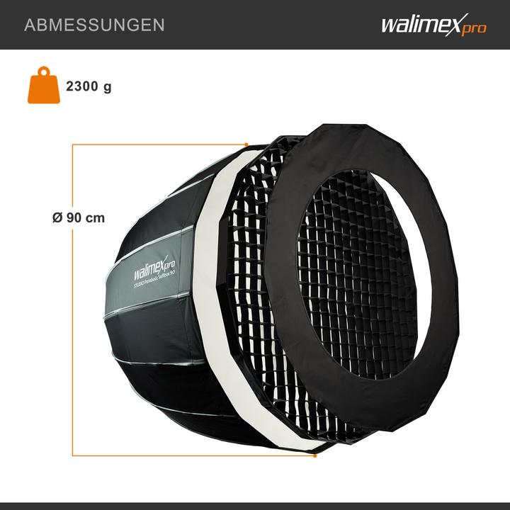 Produktbild Walimex pro Studio Parabolic Softbox 90 Elinchrom (Parabole Softbox, 90 cm)