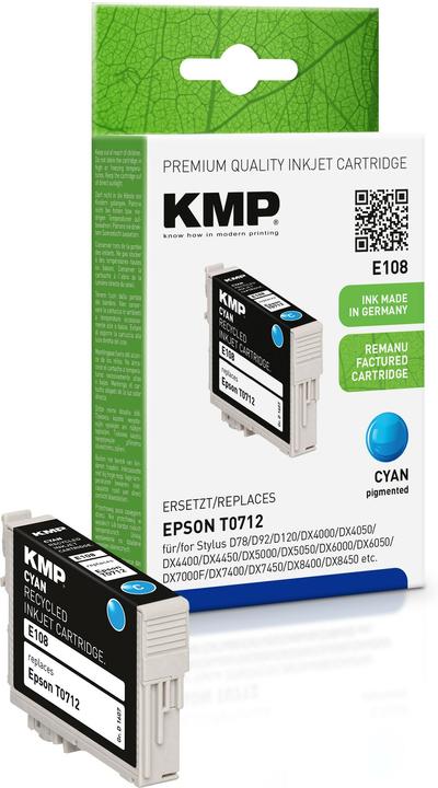 Image du produit KMP E108 - 5 ml - cyan - compatible - Cartouche d'encre (C)