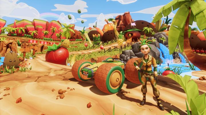 Actual product image Pqube All-Star Fruit Racing, Switch (Switch, Multilingual)
