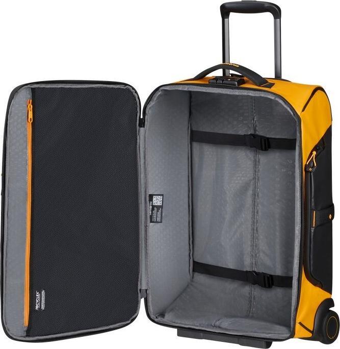 Produktbild Samsonite Reistas Met Wielen - Ecodiver Duffle/Wh 55/20 (Handbagage) Yellow (48 l, Handgepäck (bis 50l))