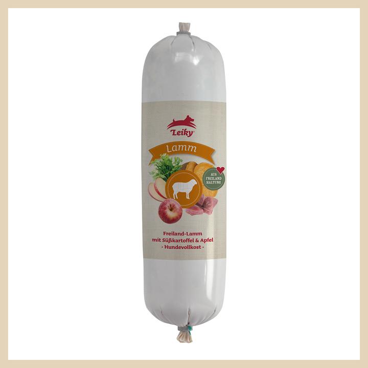 Image du produit Leiky Saucisse pour chiens Agneau fermier (Adulte, 1 pcs, 700 g)