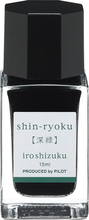 Produktbild Pilot Iroshizuku Tinte Mini 15ml - SHIN-RYOKU (Tintenfass, Grün)