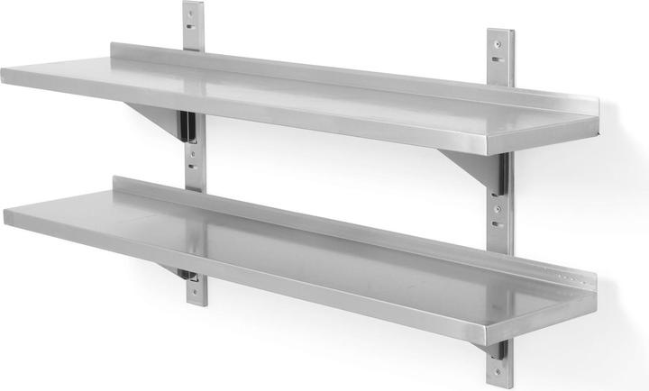 Produktbild Hendi Verstellbares Wandregal doppelt 1200x300x600 mm