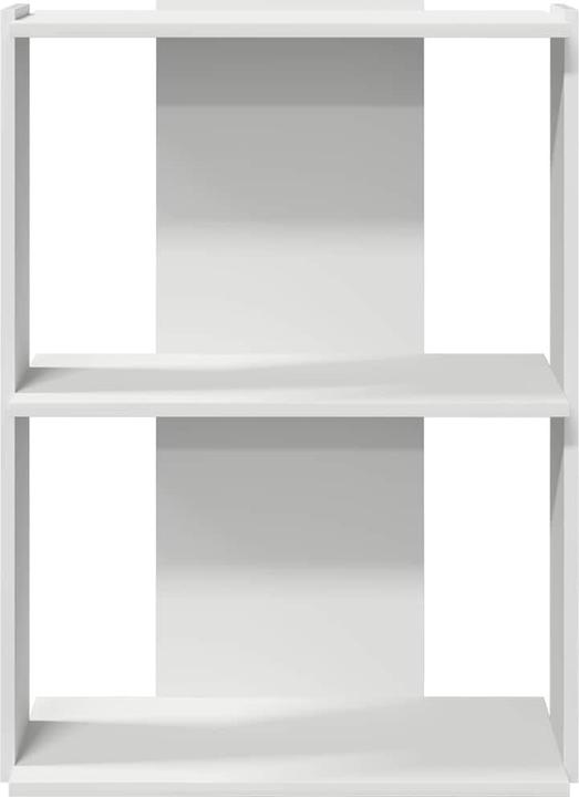 Image du produit VidaXL Bibliothèque 3 étagères Blanc 60x30x80 cm Bois composite (60 x 30 x 80 cm)
