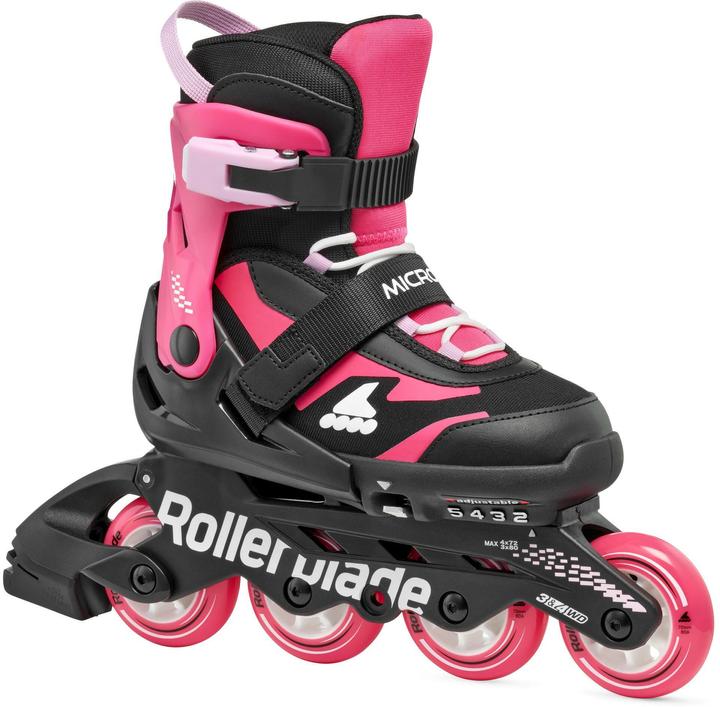 Rollerblade Inline-Skates Microblade Schwarz/Pink, 33-36.5 (33, 36.5)
