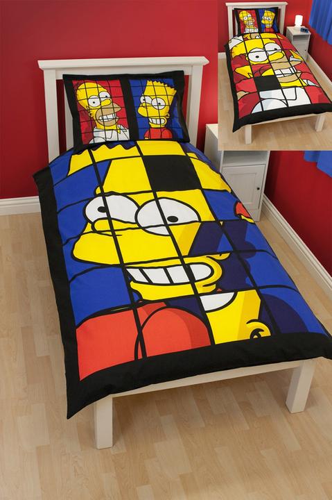Produktbild Character World Simpsons Bettwäsche Reversible Boys 135 x 200 cm