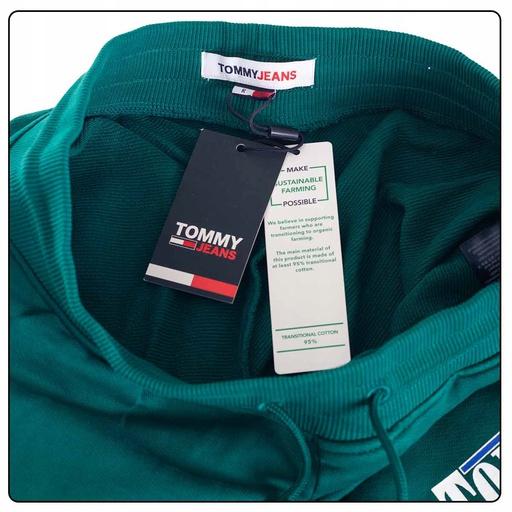 Actual product image Tommy Hilfiger Mens TJM Slim Essential Graphic Pant Knitted Trousers, Dark Turf Green, L (L)