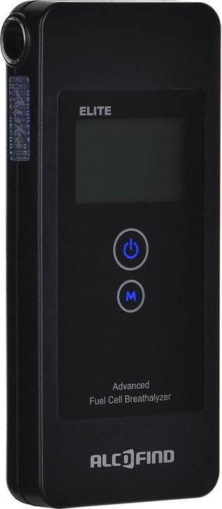 Actual product image Hi-tech medical ALCOFIND ELITE breathalyser Black Platinum electrochemical sensor Built-in display