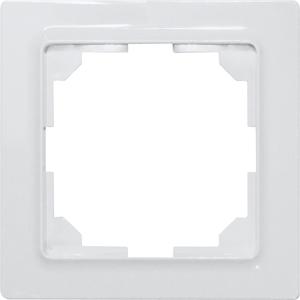 Eltako 1fach Rahmen Polarweiss, Reinweiss (RAL 9010) 30055783