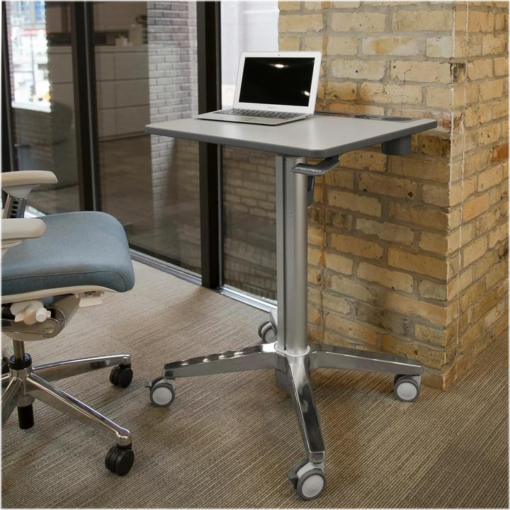 Actual product image Ergotron roll stand, LearnFit Desk, adjustable