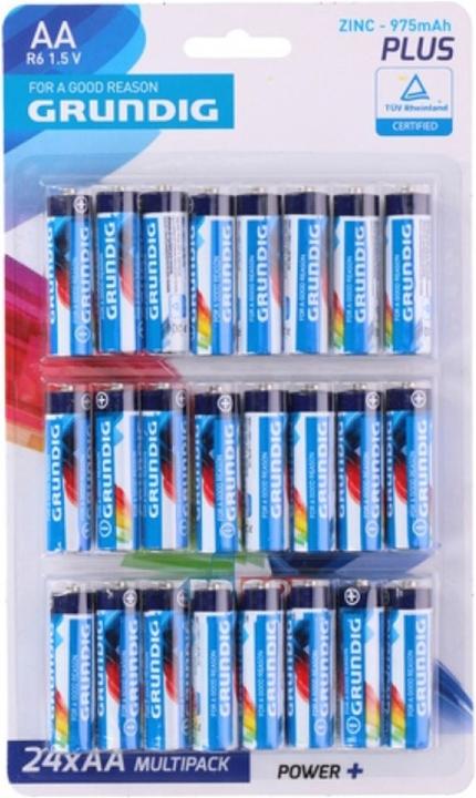 Grundig Pack de 24 piles R06 (24 pcs, AA, 975 mAh)